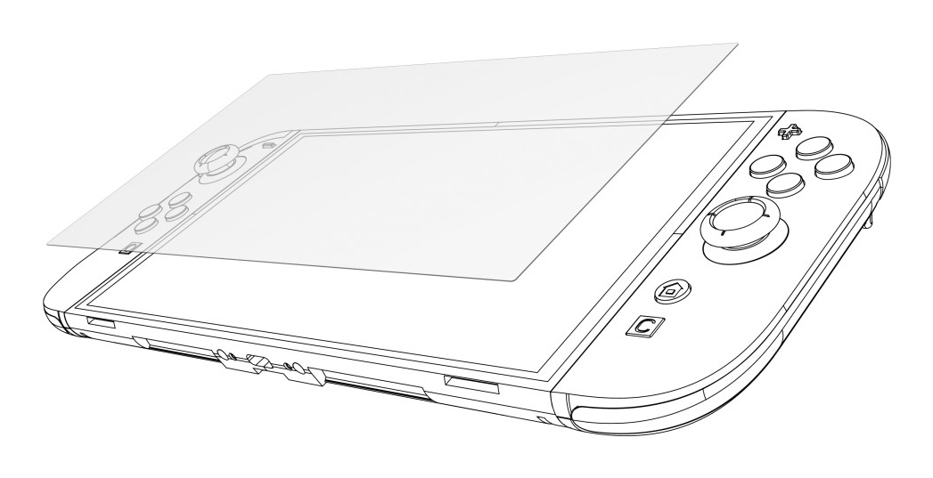 uRage Schutzglas für Nintendo Switch 2, 2 Stück, Gehärtetes Glas 9H, Transparent