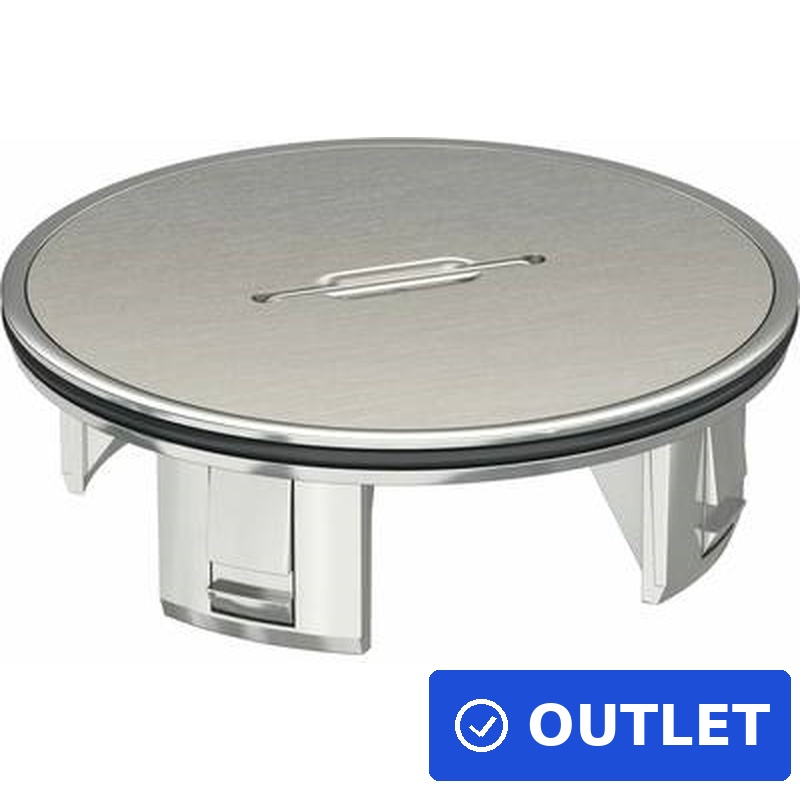OBO Bettermann Tubus TUK2 GV m. Deckelplatte D 110 mm (7428140) (geöffnet)