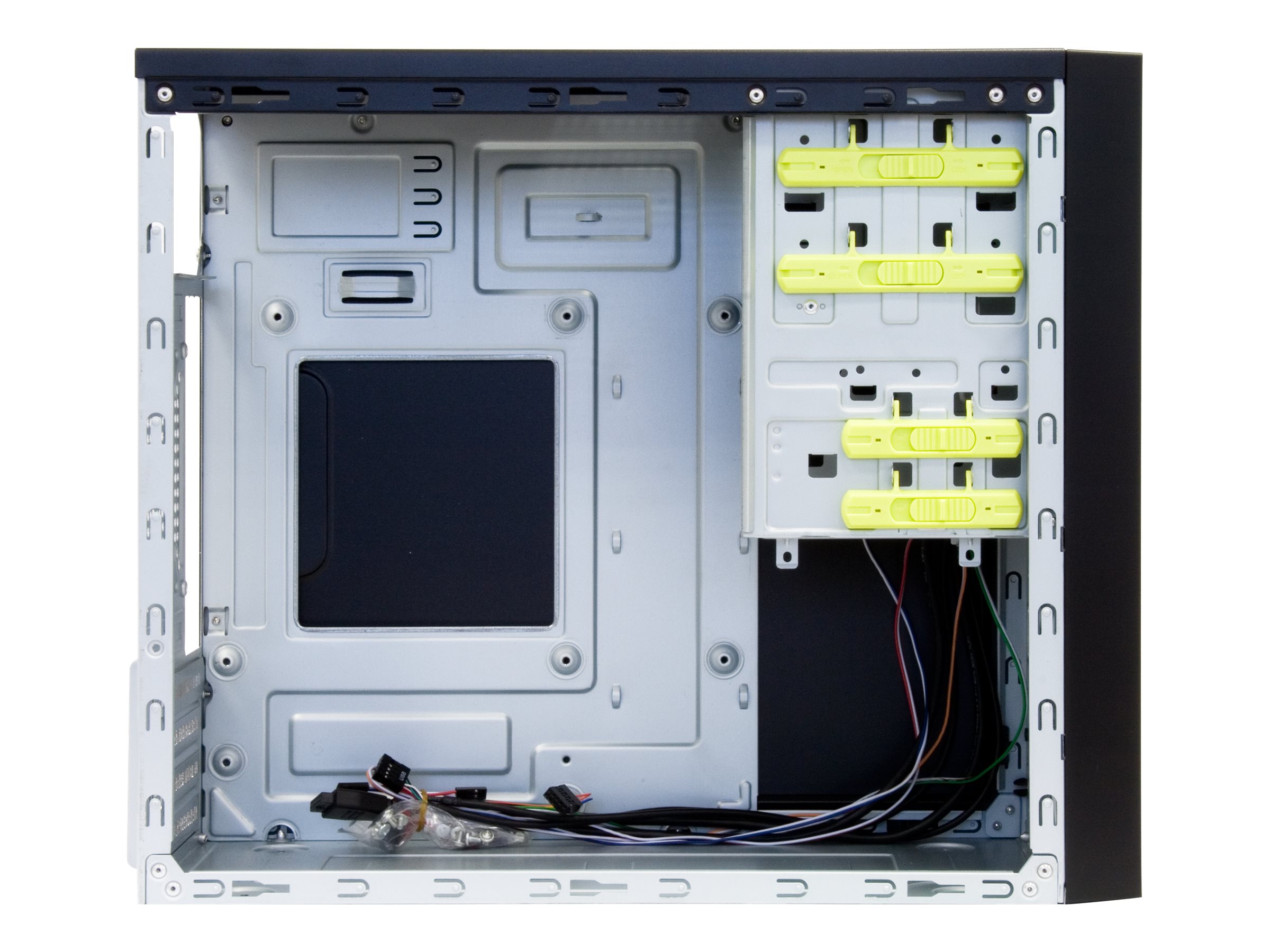 Chieftec Elox Series HT-01B Mini Tower Computergehäuse Micro ATX ohne Netzteil Schwarz