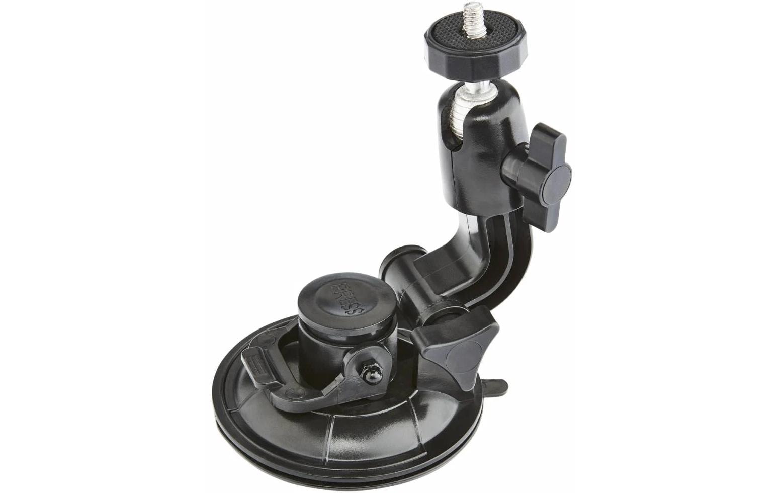 Walimex Mantona Saugnapfhalterung XL 1-Bein 9 cm Saugnapf für GoPro Schwarz