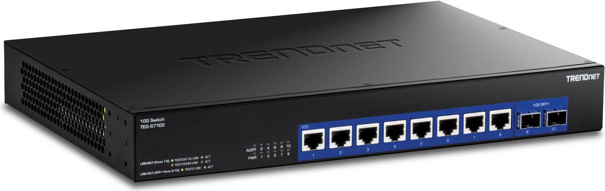 TRENDnet 10-PORT 10G UNMANAGED SWITCH (TEG-S7102)