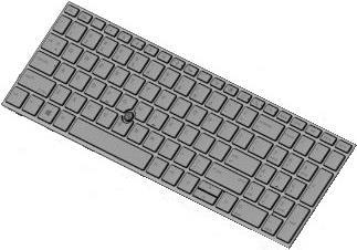 HP Ersatztastatur Notebook (L28407-BG1)