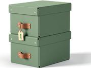 Esselte Leitz 2 Puro Aufbewahrungsboxen 7.0 l grün 20.0 x 28.0 15.0 cm (61470050)