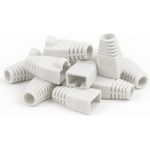 DSIT DANICOM RJ45 Tule Weiß - 10 Stück (DC-RJ45-BOOT-WHITE-10PCE)