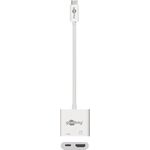 Goobay USB-C™ Multiport Adapter HDMI, Weiß, 0.145 m - erweitert ein USB-C™ Gerät um einen HDMI™Anschluss (62110)