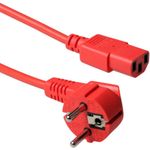 ACT AK5403 Stromkabel Rot 5 m CEE7/7 C13-Koppler (AK5403)