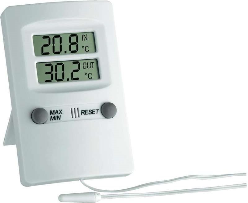 Tfa Digitales Innen-Außen-Thermometer Weiß (30.1009)