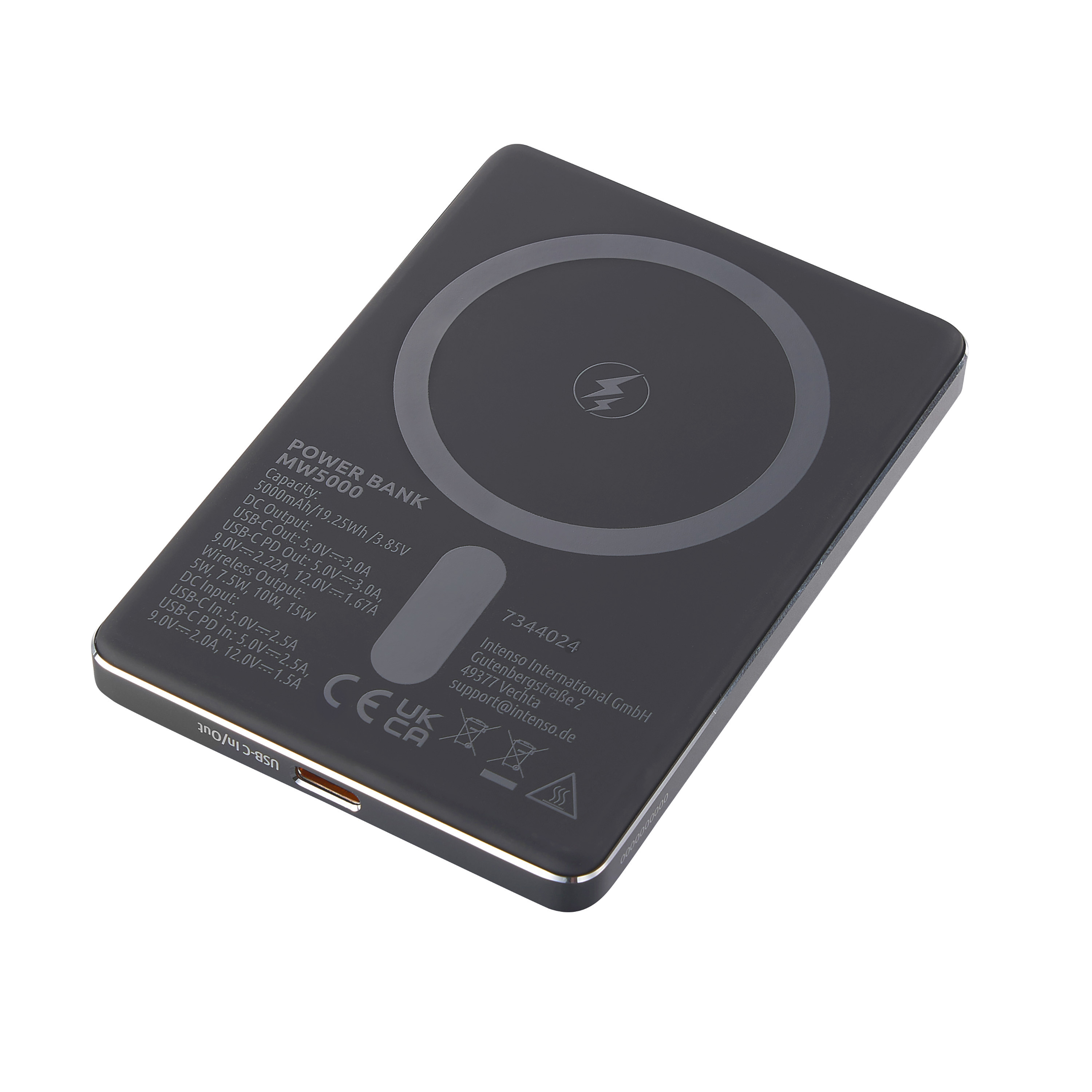 Intenso MW5000 Powerbank 5000 mAh Grau