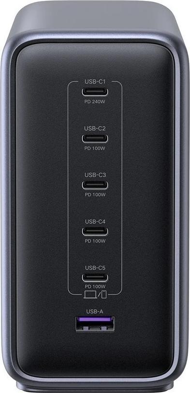 Ugreen Nexode 500W 6-Port GaN Desktop Ladegerät 55550B bis 240W PD3.1 (55550B) (geöffnet)