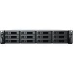 Synology RackStation RS2423+ NAS Rack (2U) Ryzen Embedded V1780B 8 GB DDR4 72 TB HDD DiskStation Manager Schwarz (RS2423+ + 12X HAT3300-6T)