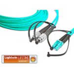 Lightwin High Quality Duplex LWL Patchkabel, MM OM3, FC - LC LWL Patchkabel (LDP-50 FC-LC 3.0 OM3)