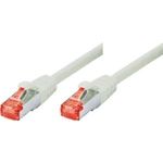 Patchkabel S/FTP (PIMF), CAT.6, grau, 0,25 m Patchkabel mit besonders schmalem Knickschutz (715003)