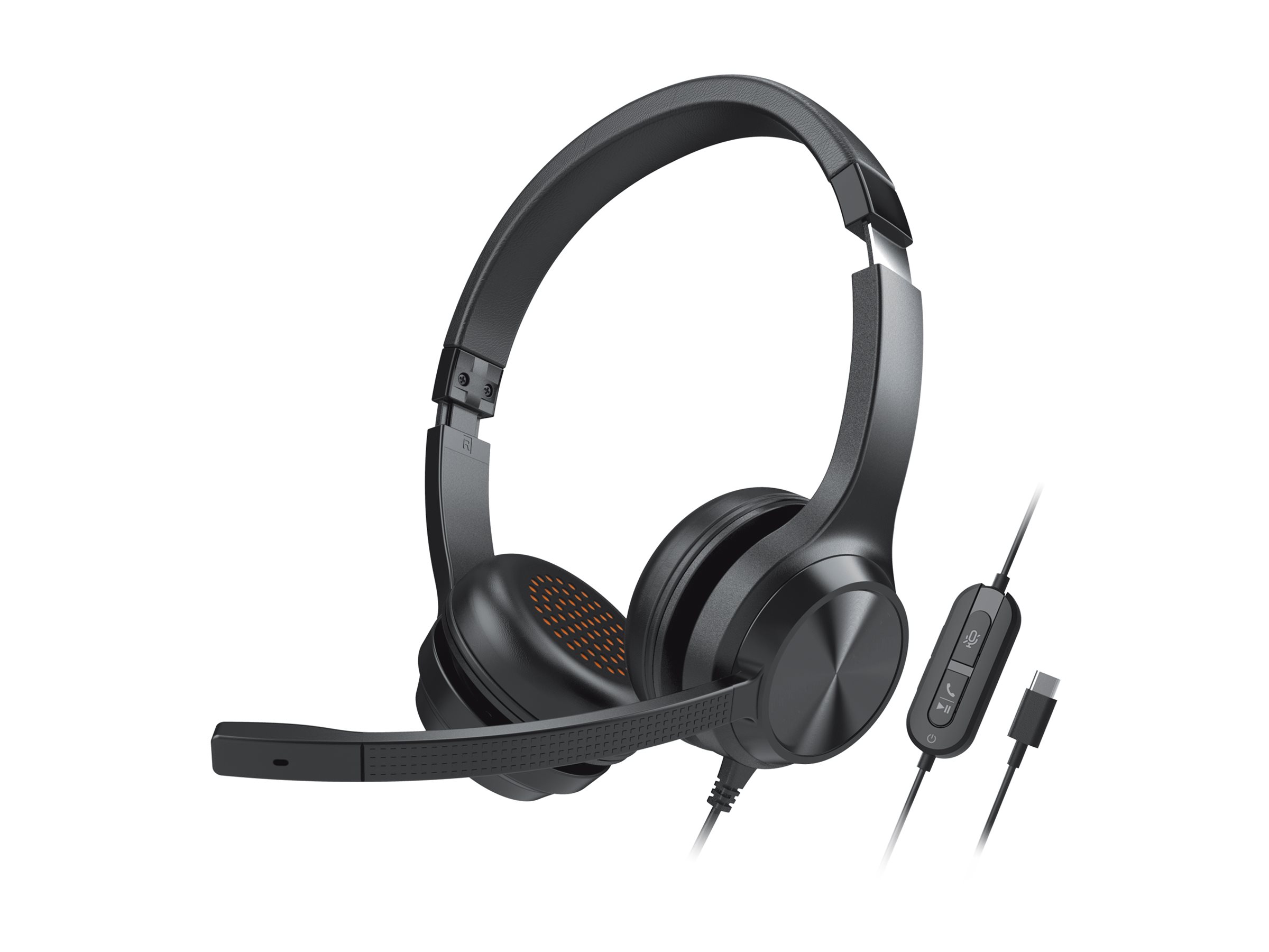 Creative Labs Chat USB On-Ear Headset USB-C Schwarz