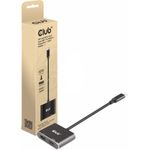 Club3D USB-Hub USB 3.2 Typ C > DP/HDMI 4K60Hz St/Bu retail (CSV-1552)