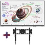 Samsung Flip Pro WM85B Flipchart 215,9 cm 85 Zoll inkl. Neomounts WL30-750BL16 Wandhalterung (LH85WMBWLGCXEN+WL30-750BL16)