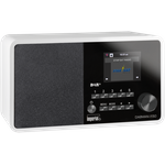 Imperial DABMAN i150. Radiotyp: Tragbar, Unterstützte Bänder: DAB,DAB+,FM, Digitales UKW-Radio: 87.5 - 108 MHz. RMS-Leistung: 20 W. Subwoofer-Treiberdurchmesser (imperial): 7,62 cm (3" ). Display-Typ: TFT, Bildschirmdiagonale: 7,11 cm (2.8" ). Ethernet LAN Datentransferraten: 10,100 Mbit/s (22-262-00)