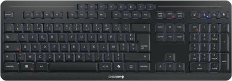 Cherry Stream Ultimate Tastatur AZERTY FR Layout USB Bluetooth LED Schwarz