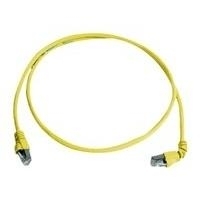 Telegärtner 100008675 RJ45 Netzwerkkabel, Patchkabel CAT 6a S/FTP 5.0 m Gelb Flammwidrig, mit Knickschutztülle 1 St.