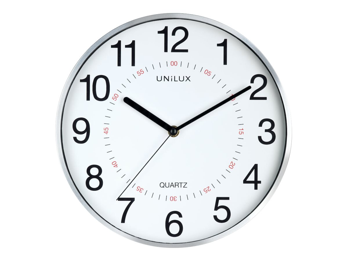 Unilux ARIA Wanduhr 28,5 cm Metal Gray