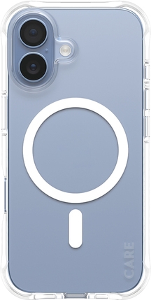 PanzerGlass CARE Fashionable Case Samba transparent w. white MagSafe iPhone 17 (CR22326)