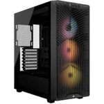 Corsair 3200D RS ARGB Mid-Tower PC-Gehäuse schwarz ATX Mini-ITX Micro-ATX 3x RS120 ARGB Lüfter