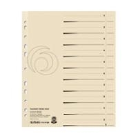 Herlitz Trennblatt A4 ch 50St Druck sw lochverstärkt (5970009)