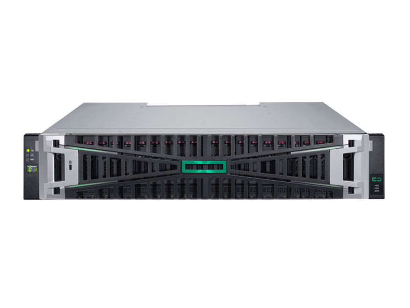 Hewlett Packard Enterprise HPE MSA 2070 SFF 2x12Gb SAS 4-port Cntrl 12x3.84TB SSD 46TB Storage Array (P84180-B25)