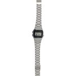 Casio A158WA-1DF Vintage Unisex-Uhr Digital mit Edelstahlarmband (A158WA-1DF)