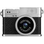 Easypix MiniPro XS1 Digitalkamera 2 Megapixel Schwarz Silber Full HD Video mit eingebautem (12012)