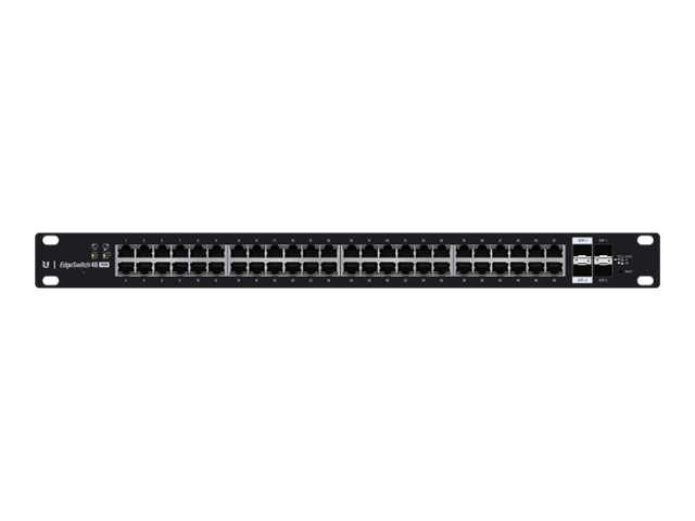 Ubiquiti EdgeSwitch 48 ES-48-500W Managed Switch 48x Gigabit PoE+ 2x SFP+ 2x SFP 500W Schwarz