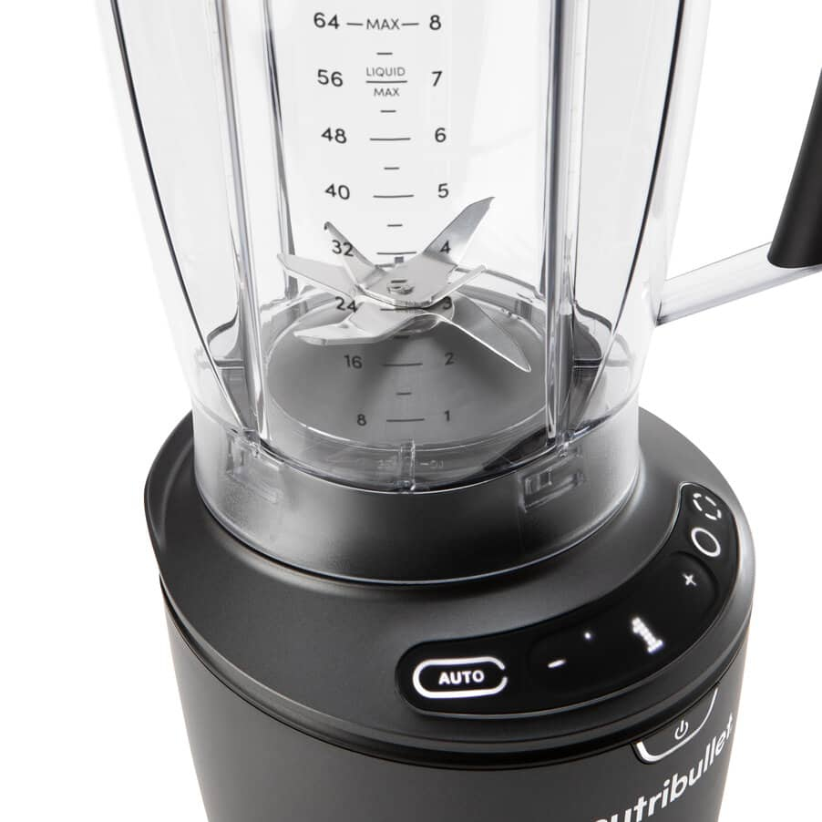 NutriBullet NBF550DG SmartSense 1500 Combo Standmixer 1.89 Liter Dunkelgrau