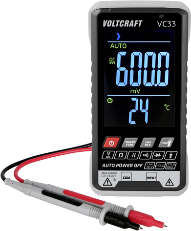 VOLTCRAFT VC33 Hand-Multimeter kalibriert (ISO) digital Anzeige (Counts): 5999 (VC-13948585)