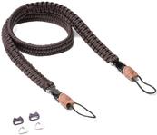 C-ROPE Kameragurt Traveler aus Paracord 100cm Dark Coffee retail (CRP-TRL-100-DCF)