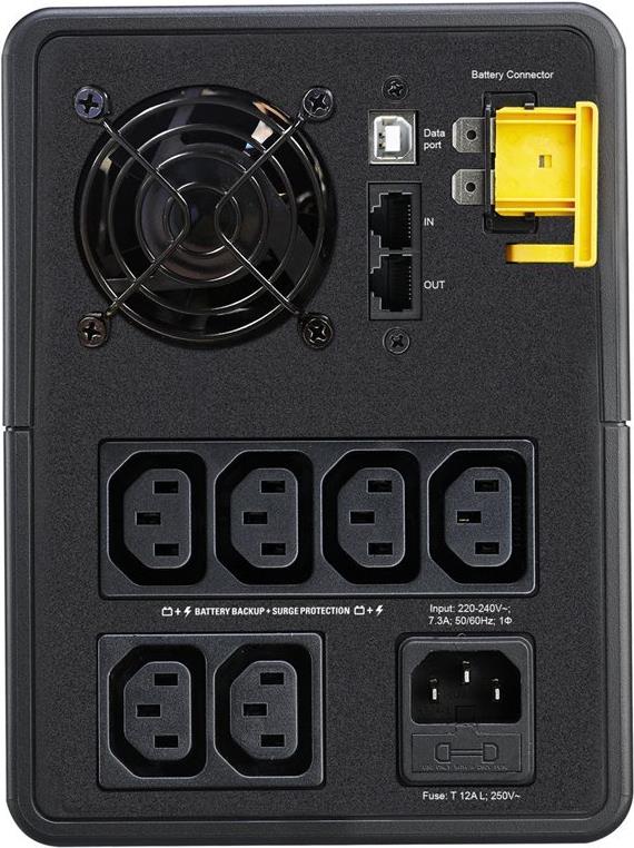 APC Back-UPS BX Series BX1600MI Line-Interactive 1600 VA 900 W Schwarz