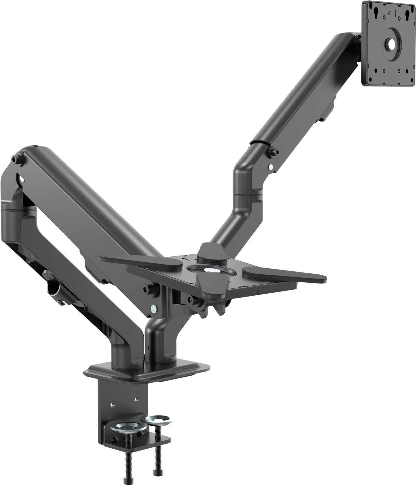 Vision VFM-DAD/4 Monitorhalterung für 2 Displays 17"-27" Mattschwarz