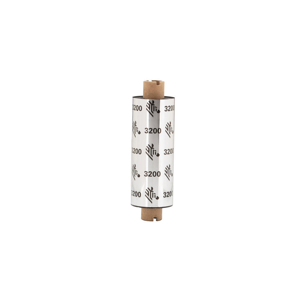 Zebra 3200 Premium Wax/Resin Thermotransfer-Farbband 64 mm 74 m Schwarz
