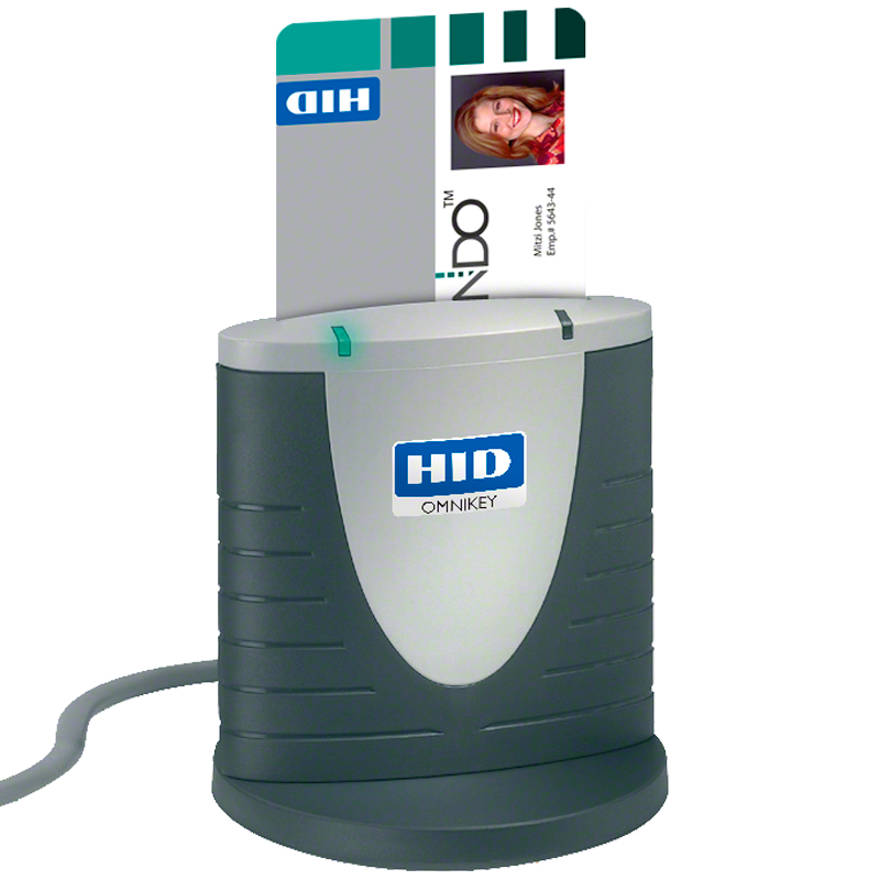 HID OMNIKEY 3121 SmartCard-Lesegerät USB 2.0 Zweistufiges Grau