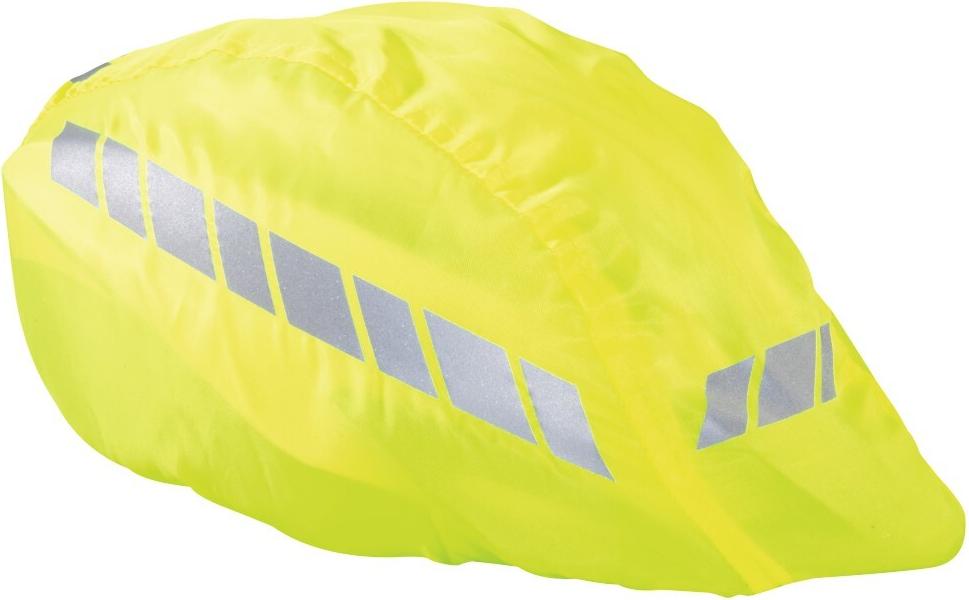 Hama Helmüberzug für Fahrradhelme, reflektierend, wasserabweisend, Neongelb (00095639)