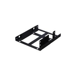 Assmann Digitus Mounting KIT: Dual HDD 2.5 -> one 3.5 BAY Incl. Bracket. Screws Material: Metal (DA-70431)