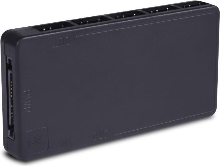 Alphacool Core 11x 3-Pin DRGB Splitter mit SATA-Stromanschluss (25669)
