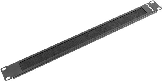 Lanberg Bürstenleiste 48,30cm (19") 1U schwarz (AK-1101-B)