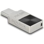 Delock Mini USB 5 Gbps USB-C™ Speicherstick 256 GB - Metallgehäuse (54009)
