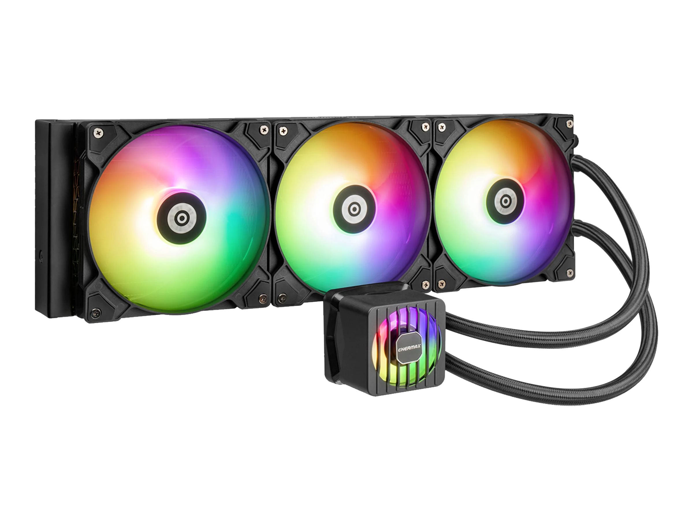 Enermax LIQMAXFLO 420 mm AIO CPU-Wasserkühlung ARGB Schwarz