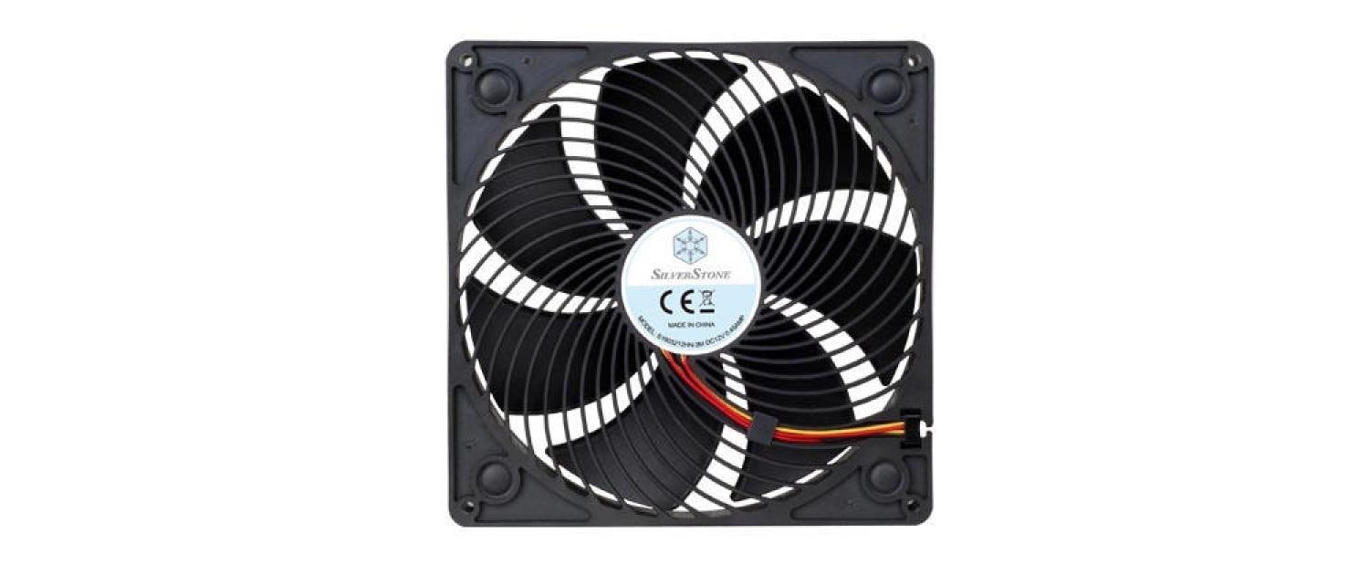 SilverStone SST-AP181 180 mm Gehäuselüfter 3-Pin Schwarz