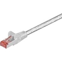 Wentronic Goobay CAT 6 Patchkabel, S/FTP (PiMF), Transparent, 0.15 m - Kupfermaterial (92460)