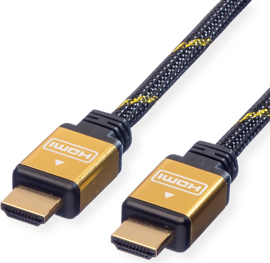 ROLINE Gold HDMI High Speed Kabel mit Ethernet 3,0m (11.04.5503)