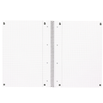 Oxford Collegeblock A4 kariert 80 Blatt 90 g/m² Optik Paper 4-fach Lochung Blau
