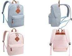 BESTLIFE School Notebook-Rucksack COL-CAKE, rosa mit gepolsterten Tragegurten und Tragegriff, Fach für - 1 Stück (BB-3542P)