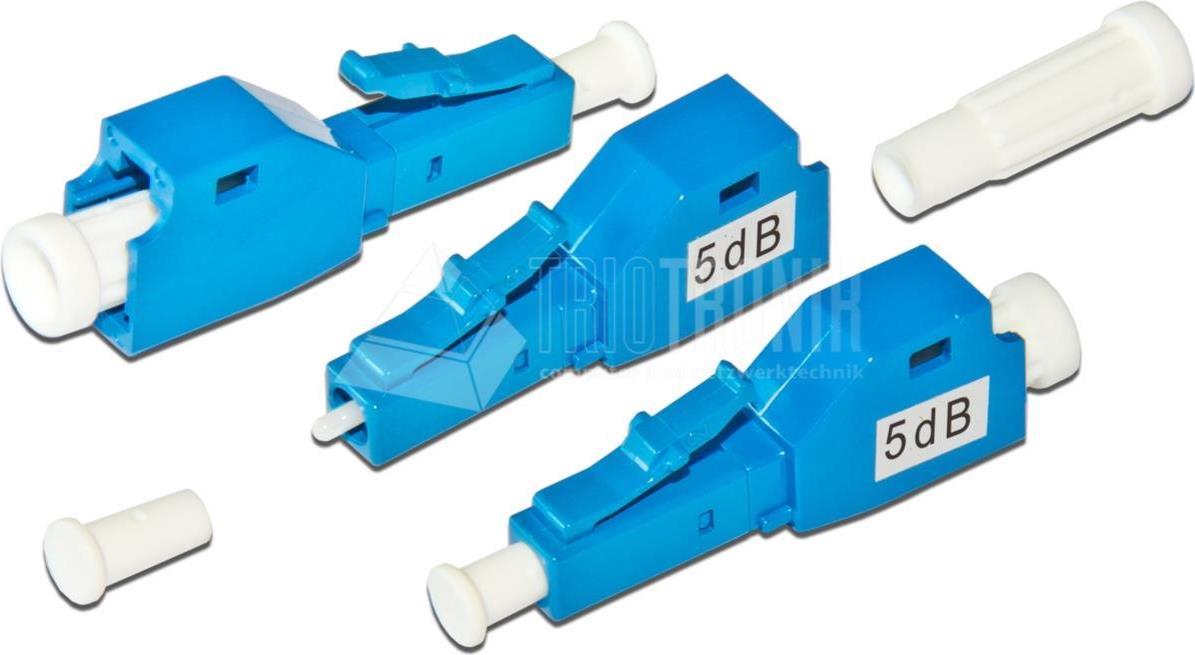 Lightwin LWL DÄMPFUNG-09 LC/SPC 5 LWL-Steckverbinder LC/LC Blau - Weiß (LWL DÄMPFUNG-09 LC/SPC 5)