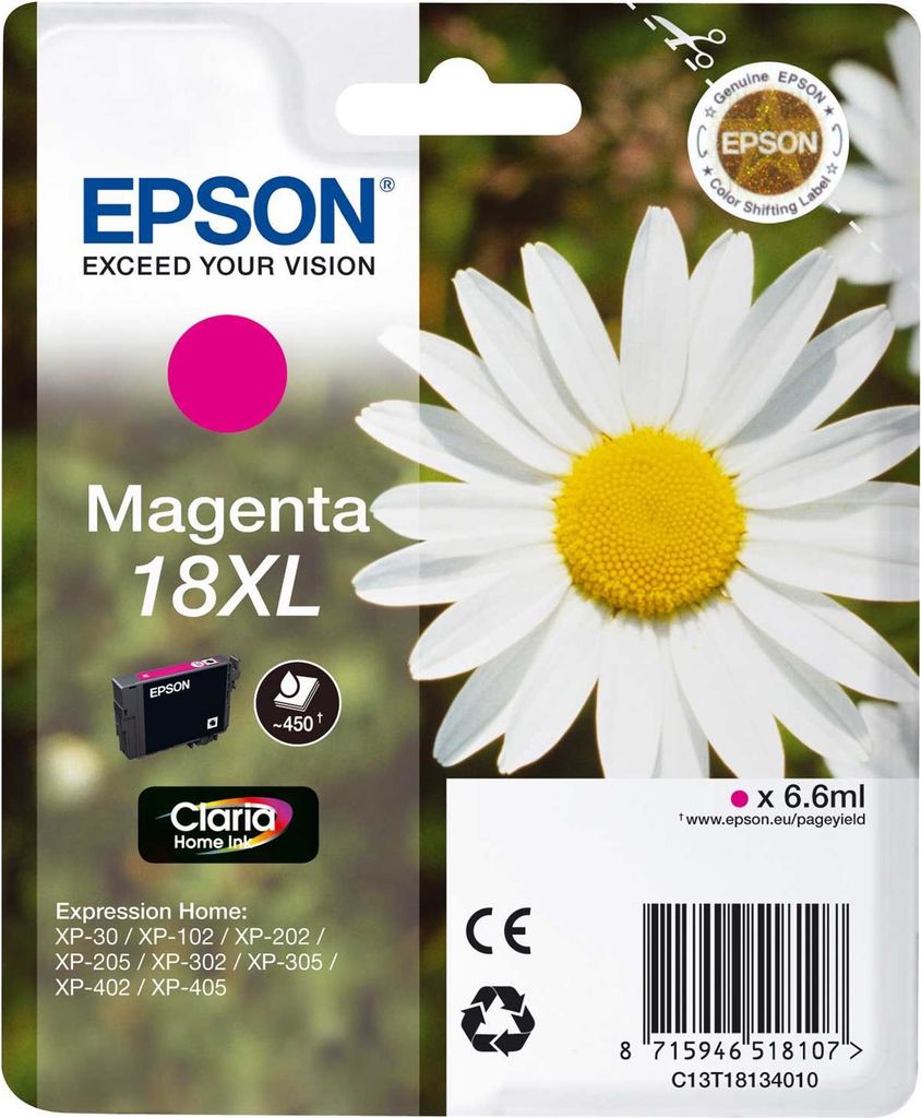 EPSON 18XL XL Magenta Tintenpatrone